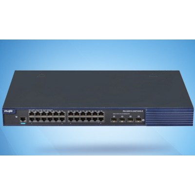 銳捷(Ruijie)RG-S2910C-24GT2XS-HP-E 新一代高效節(jié)能交換機(jī) 標(biāo)配單直流電源