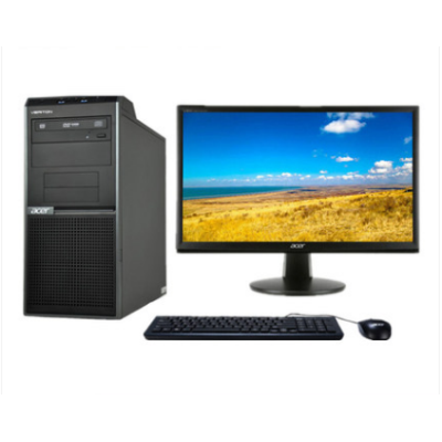 Acer/宏碁 D430 商務(wù)辦公臺式電腦 主機(jī) I5-7400/4G/1T/集顯/無光驅(qū)/Linux 顯示器 21.5英寸