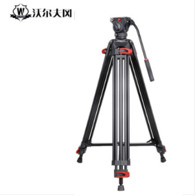 沃爾夫?qū)╓OLFGANG)JZ-961+YT-06 專業(yè)攝像機(jī)三腳架 二維液壓阻尼云臺支架 稱重6KG 沃爾夫?qū)鵍Z-961