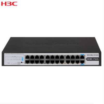 華三(H3C)24口千兆非網(wǎng)管企業(yè)級(jí)網(wǎng)絡(luò)交換機(jī) 華三千兆交換機(jī)MiniS1224