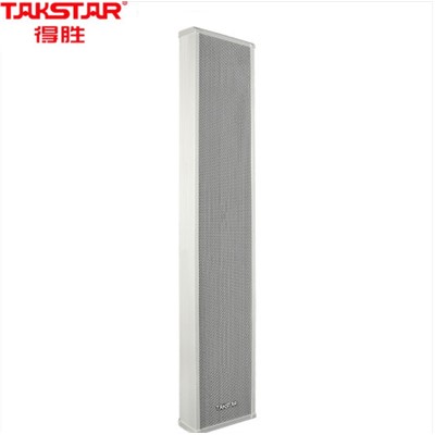 得勝(TAKSTAR)EBS-100W 壁掛廣播音柱 廣告戶外防水工程應(yīng)用 拉鋁外殼壁掛式音箱