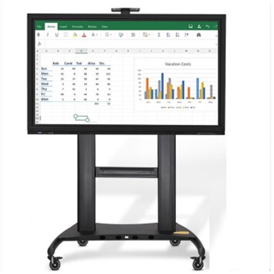 NB AVT1800-100-1P 60-100英寸電視移動支架大屏顯示器電視機(jī)掛架視頻會議落地電視推車電視支架落地