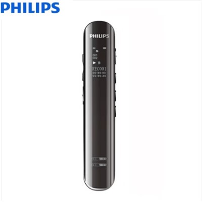 飛利浦(PHILIPS)VTR5210 錄音外圍設(shè)備 錄音筆 16G內(nèi)存可擴(kuò)展 會議采訪 數(shù)字降噪 雙麥克風(fēng)數(shù)碼鋰電錄音筆